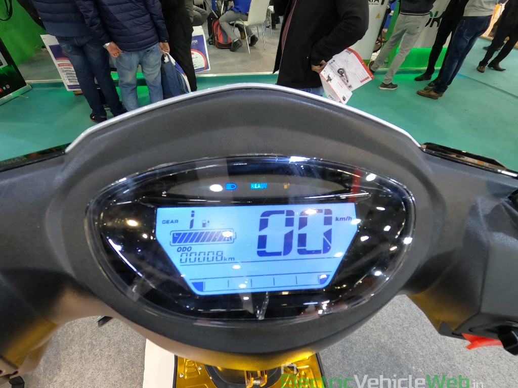 DAO EVTech GT electric speedometer instrument console