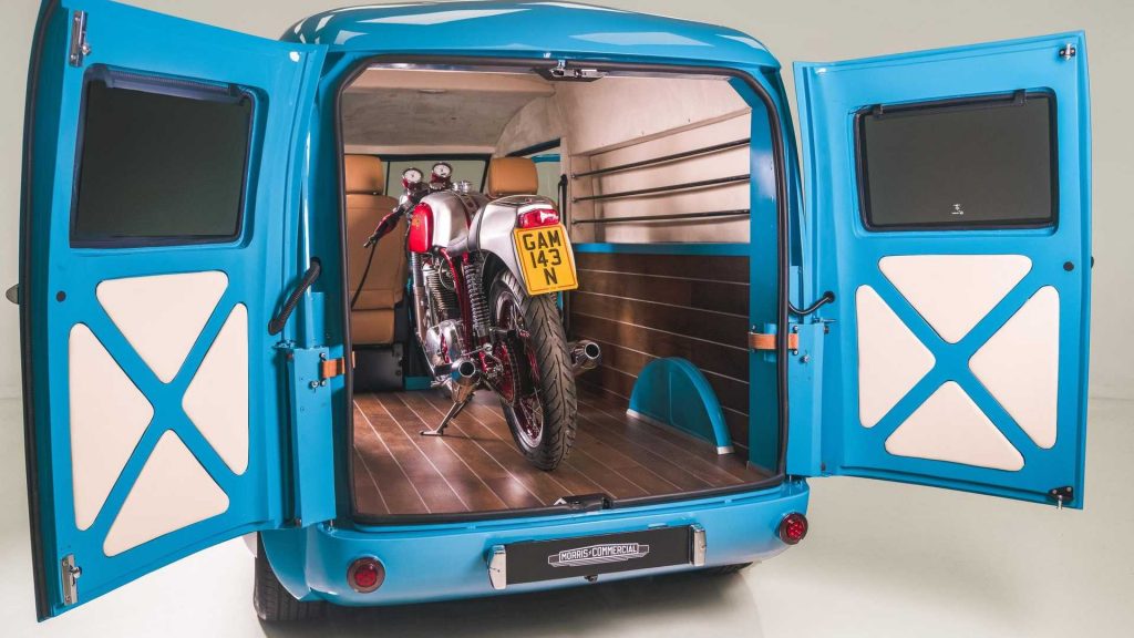 Morris JE electric van cargo payload from Morris Commercial