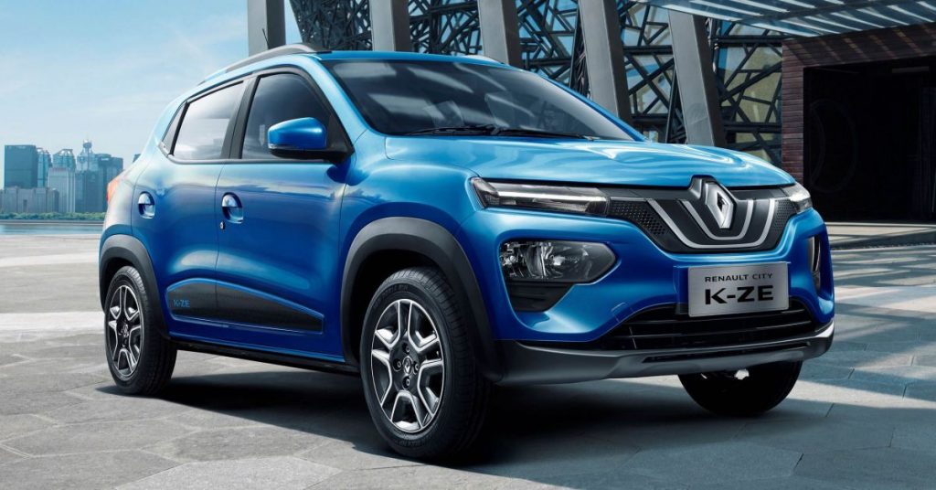 Renault K-ZE (Kwid electric) for China front
