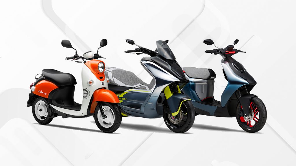 Yamaha electric scooters at Tokyo Motor Show 2019