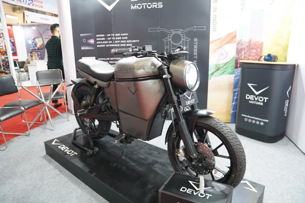Devot Motorcycle prototype at Auto Expo 2020