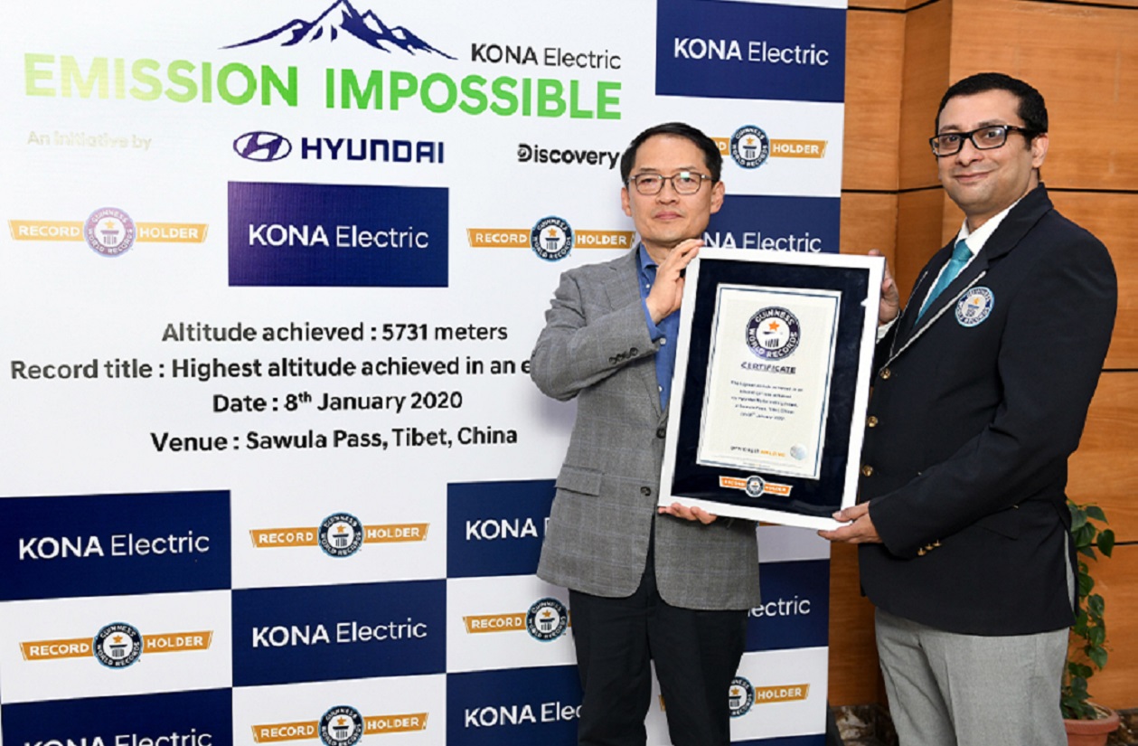Hyundai Kona Guinness Record