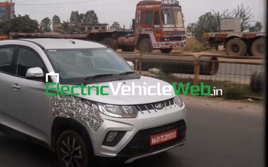 KUV100 electric 9 lakh price spotted on test