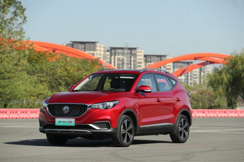 MG ZS electric SUV India
