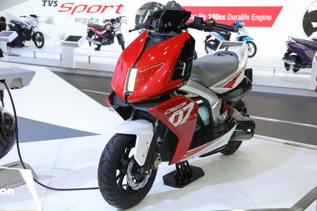 TVS CREON electric scooter Concept Auto Expo 2018