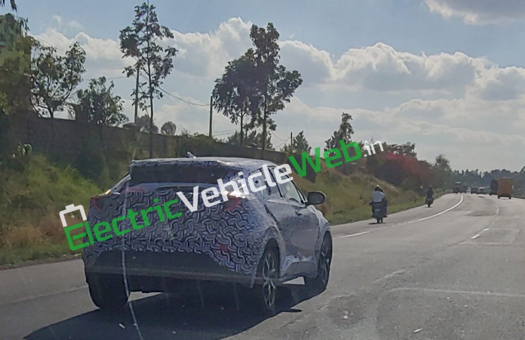 Toyota C-HR Spied in India rear