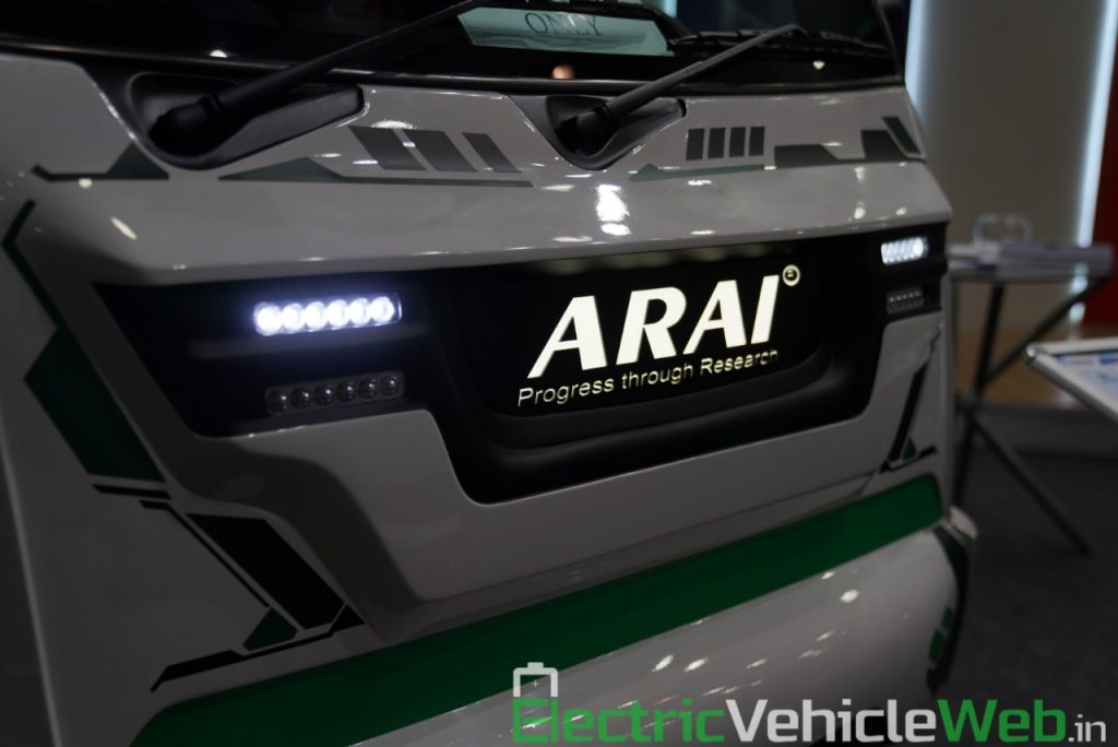 ARAI Prototype Electric Vehicle front grille - Auto Expo 2020