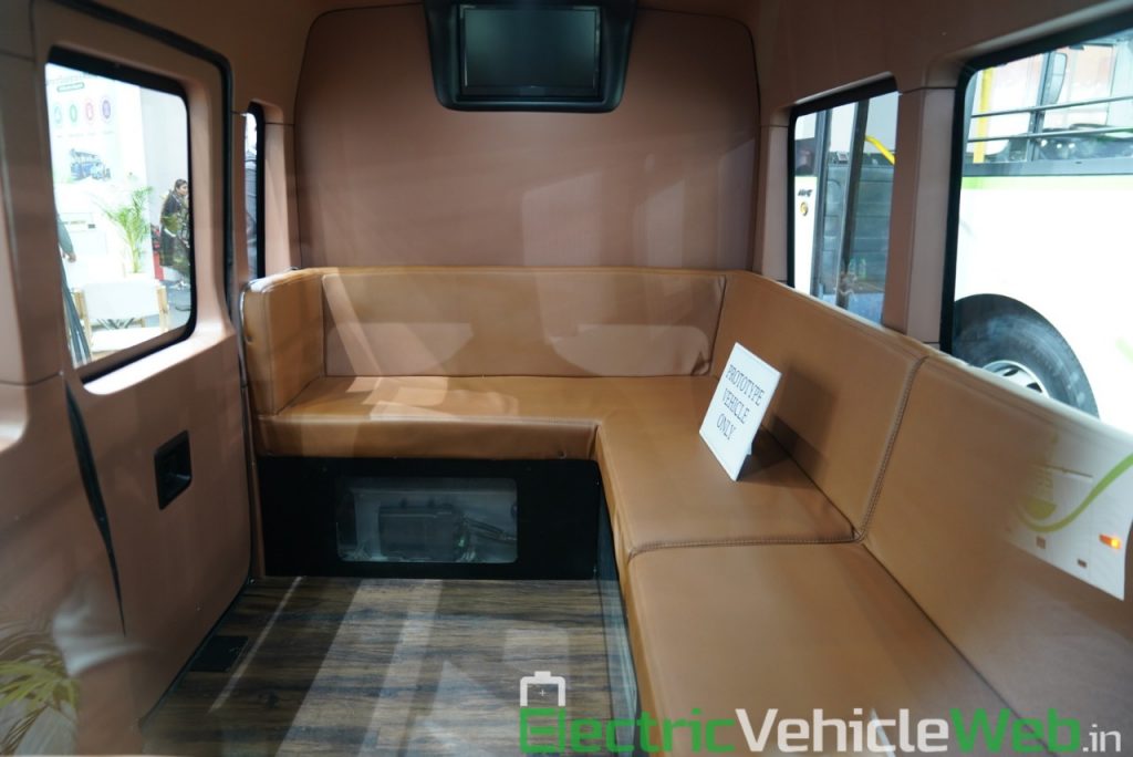 ARAI Prototype Electric Vehicle passenger seats - Auto Expo 2020