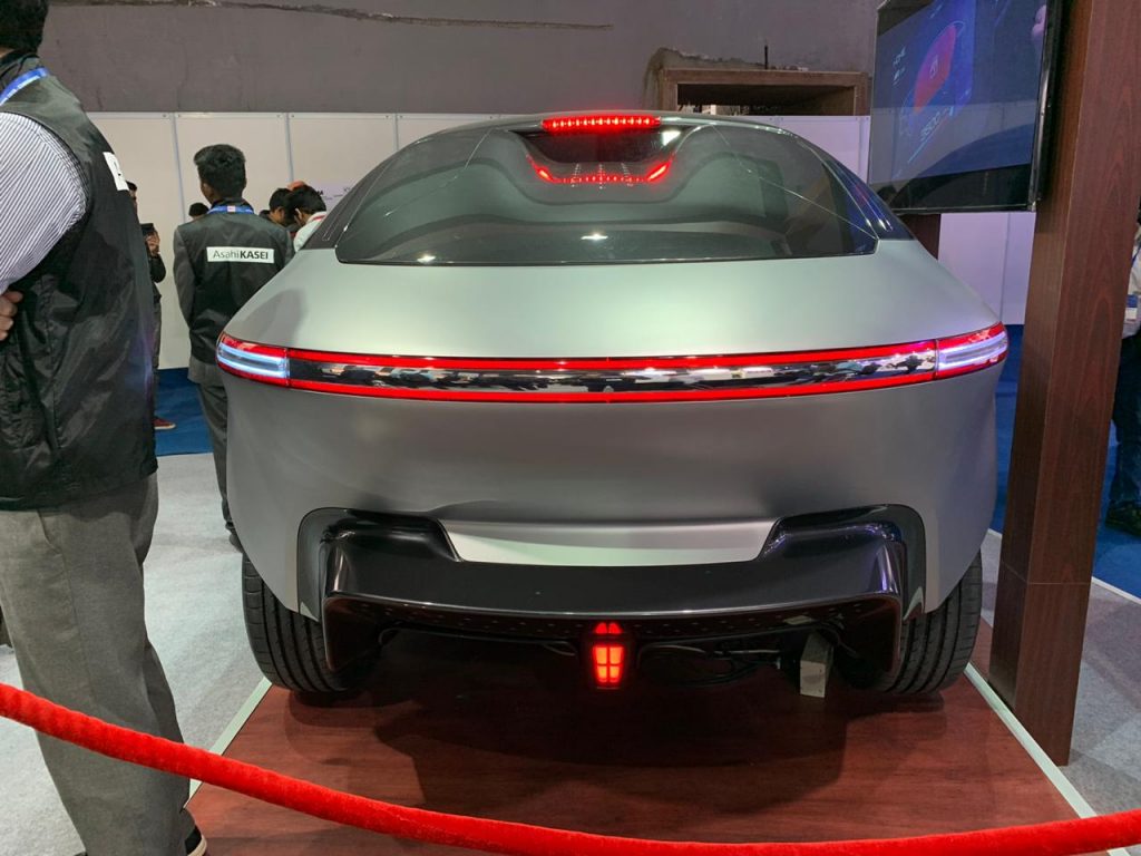 Asahi AKXY Concept rear view - Auto Expo Component 2020