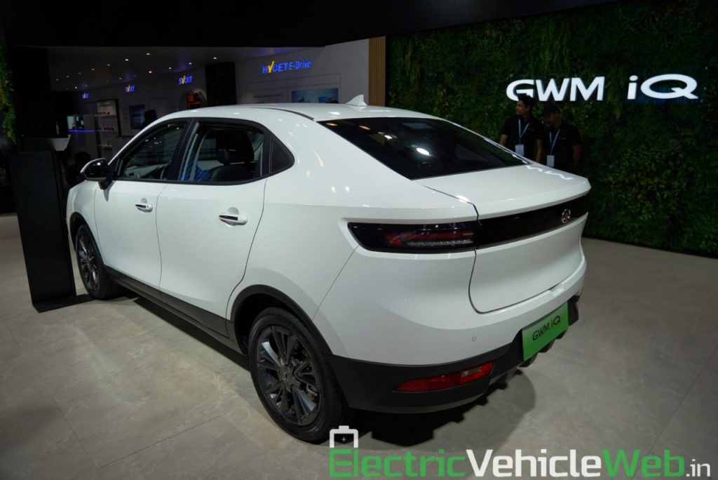 GWM Ora iQ Electric rear three quarter view 2 - Auto Expo 2020