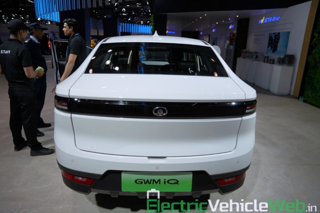 GWM Ora iQ Electric rear view - Auto Expo 2020