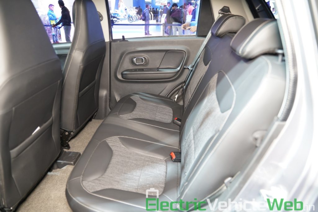 Haima Bird Electric EV1 rear seats - Auto Expo 2020