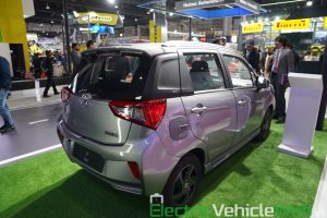 Haima Bird Electric EV1 rear three quarter view 1 - Auto Expo 2020
