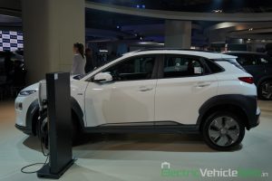 Hyundai Kona Electric side view - Auto Expo 2020
