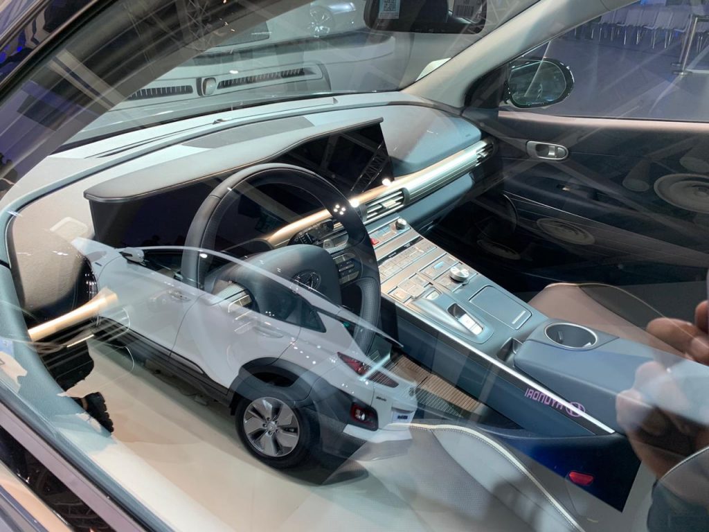 Hyundai Nexo interior dashboard - Auto Expo 2020