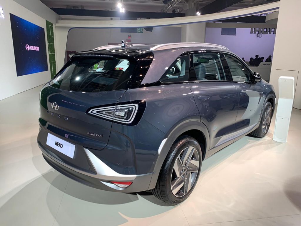 Hyundai Nexo rear quarter view 2- Auto Expo 2020