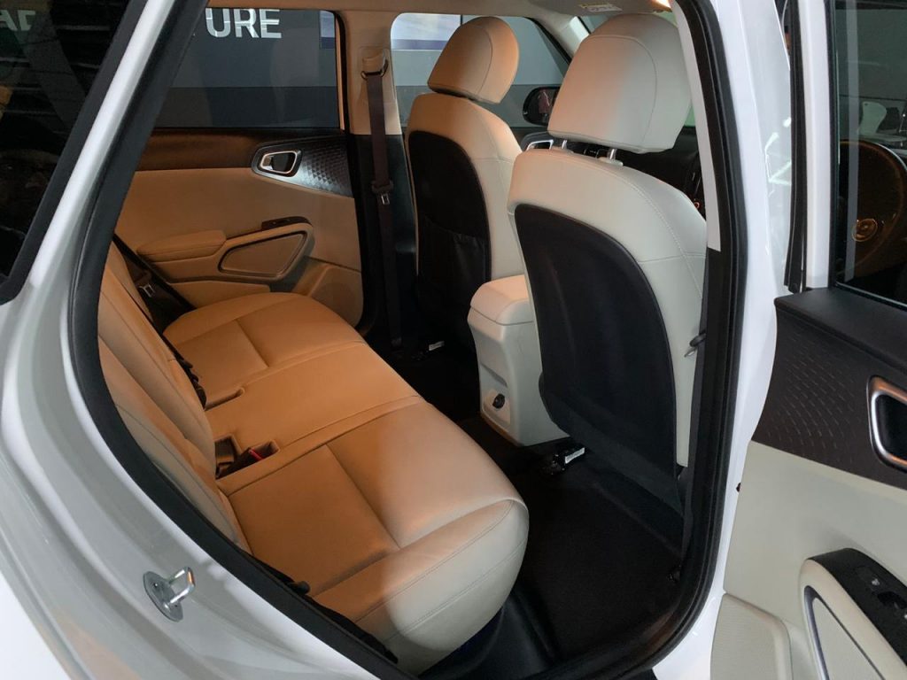 Kia Soul EV Auto Expo 2020 rear seats