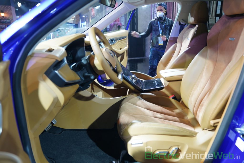 MG Marvel X front seats - Auto Expo 2020