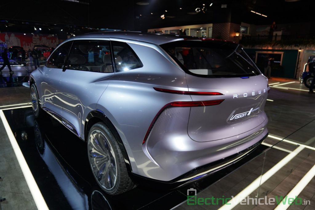 MG Vision-i (Roewe Vision i) Concept rear three quarter view - Auto Expo 2020