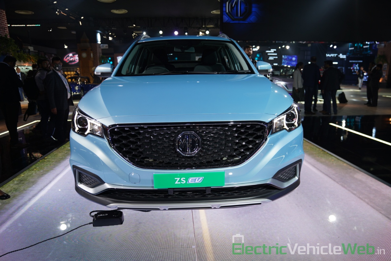 MG ZS EV front view - Auto Expo 2020
