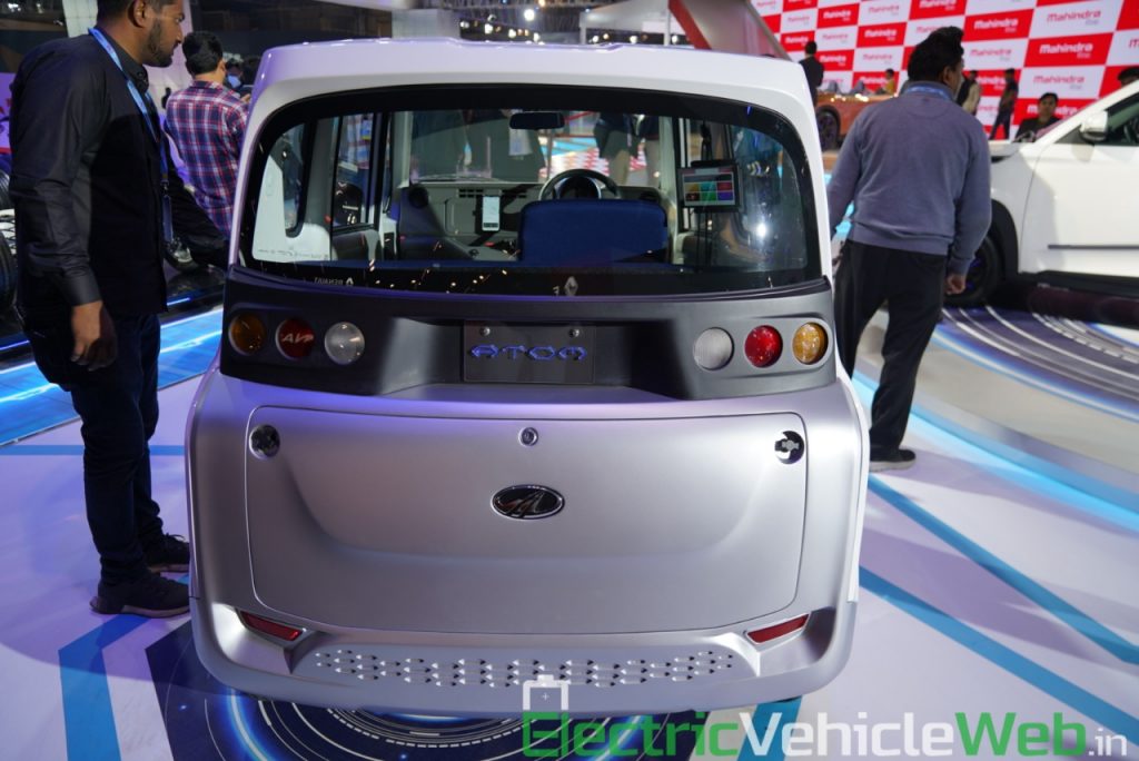 Mahindra Atom rear view - Auto Expo 2020