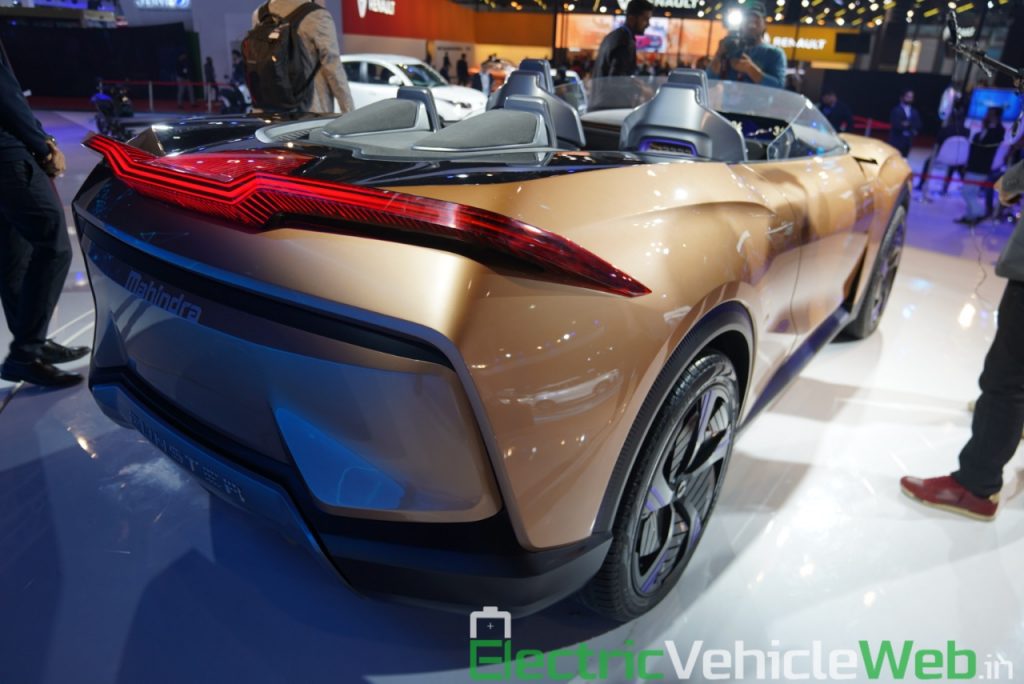 Mahindra Funster Concept rear three quarter view - Auto Expo 2020,