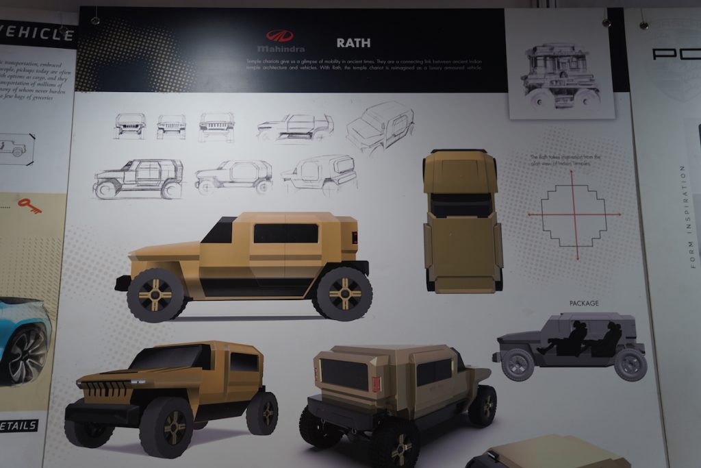 Mahindra Rath Concept sketches - Auto Expo 2020