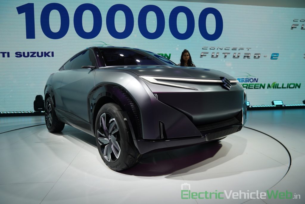 Maruti Suzuki Futuro e Concept front three quarter view - Auto Expo 2020