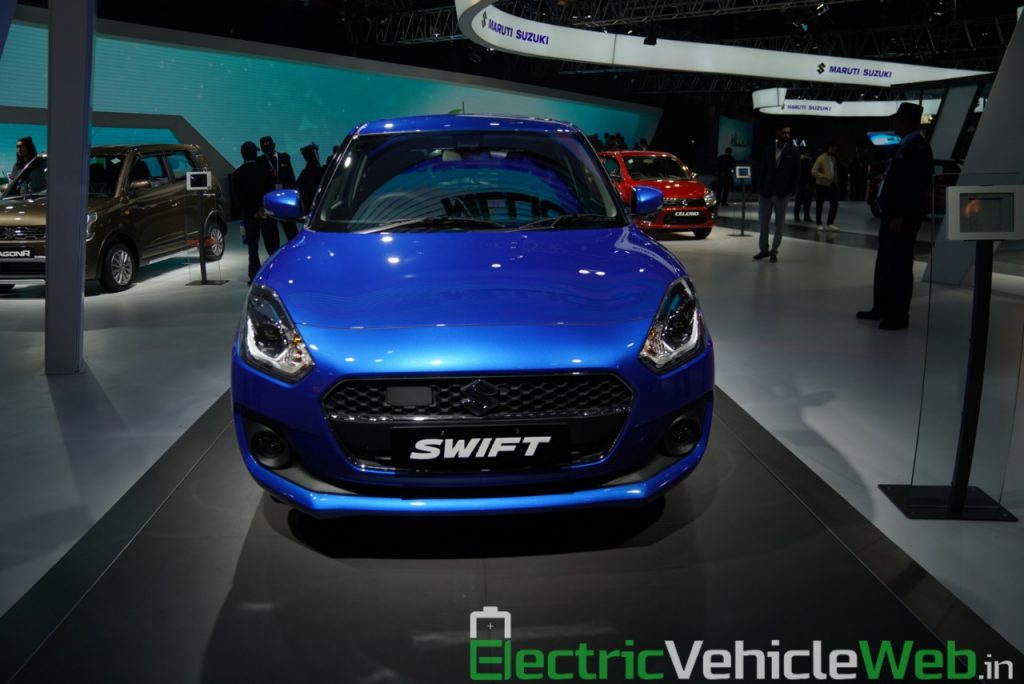 Maruti Suzuki Swift Hybrid front view - Auto Expo 2020