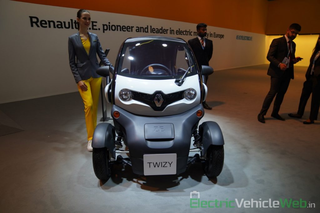 Renault Twizy front view - Auto Expo 2020