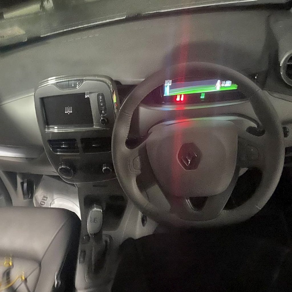 Renault Zoe interior India spy shot
