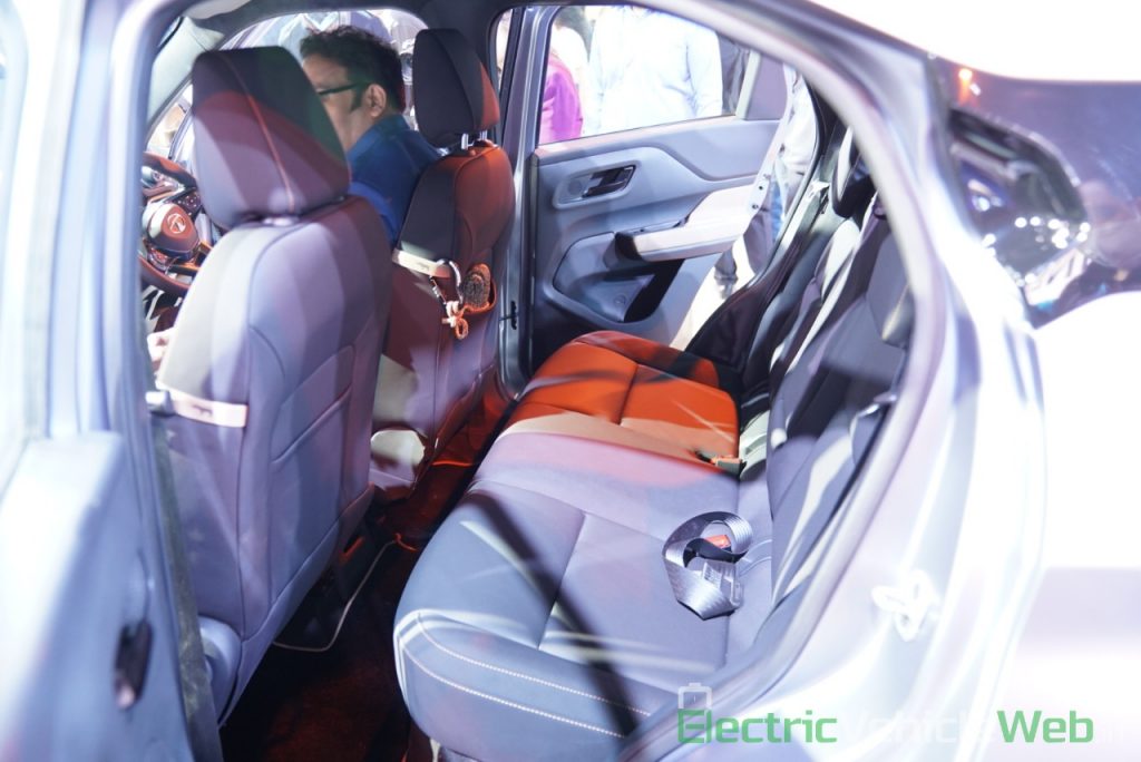 Tata HBX Concept rear seats - Auto Expo 2020