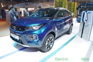 Tata Nexon EV front three quarter view 1 - Auto Expo 2020