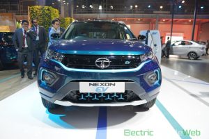 Tata Nexon EV front view - Auto Expo 2020