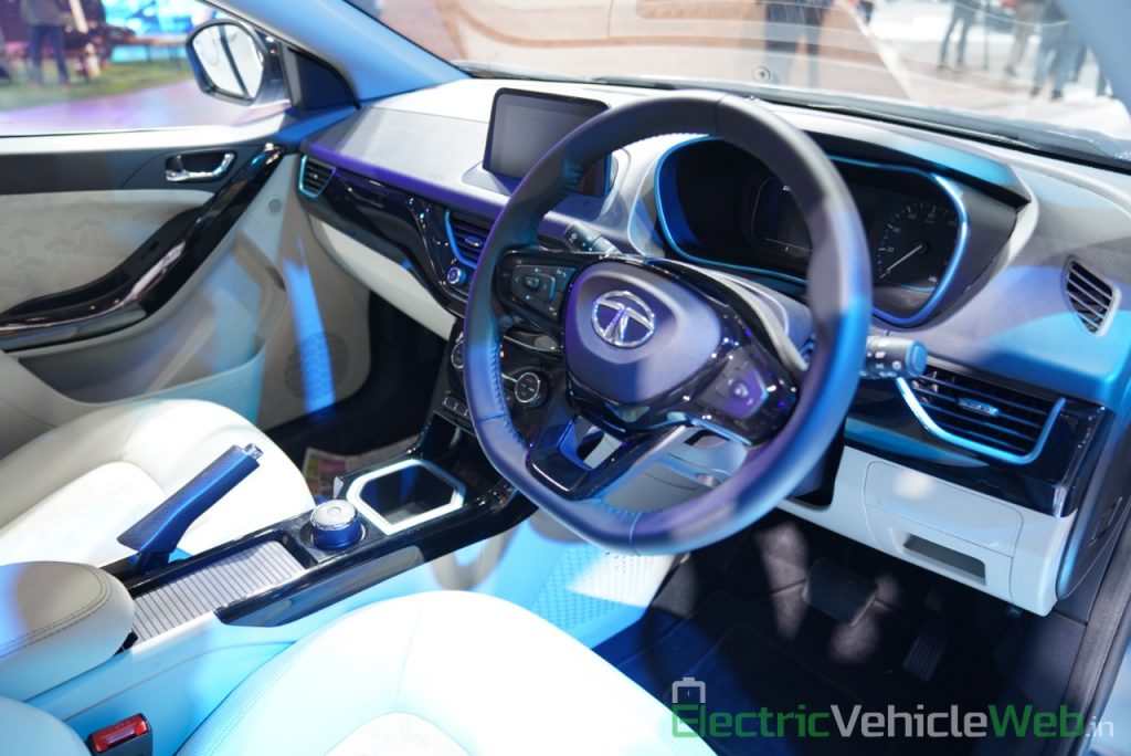 Tata Nexon EV interior view- Auto Expo 2020