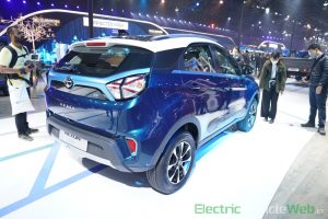 Tata Nexon EV rear three quarter view 1 - Auto Expo 2020