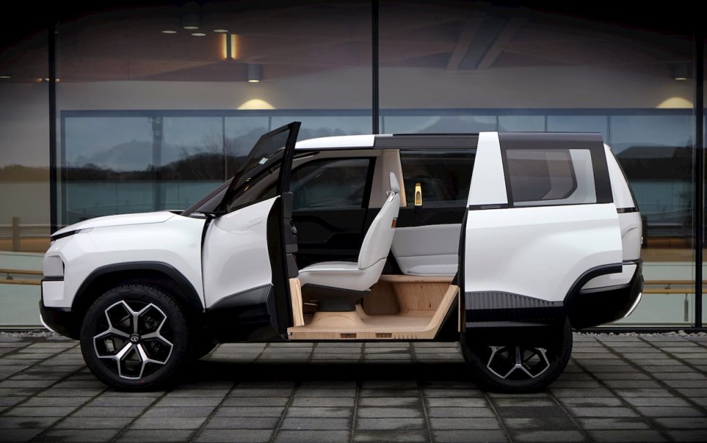 Tata Sierra EV Concept cabin doors