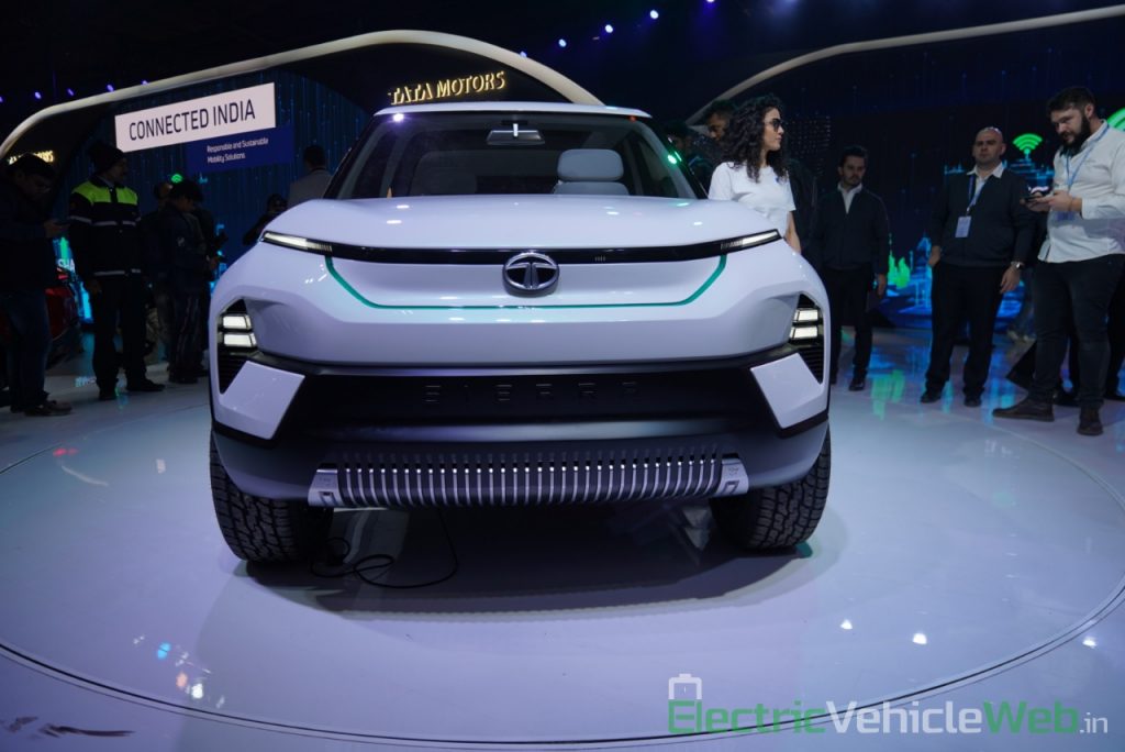 Tata Sierra EV Concept front view - Auto Expo 2020