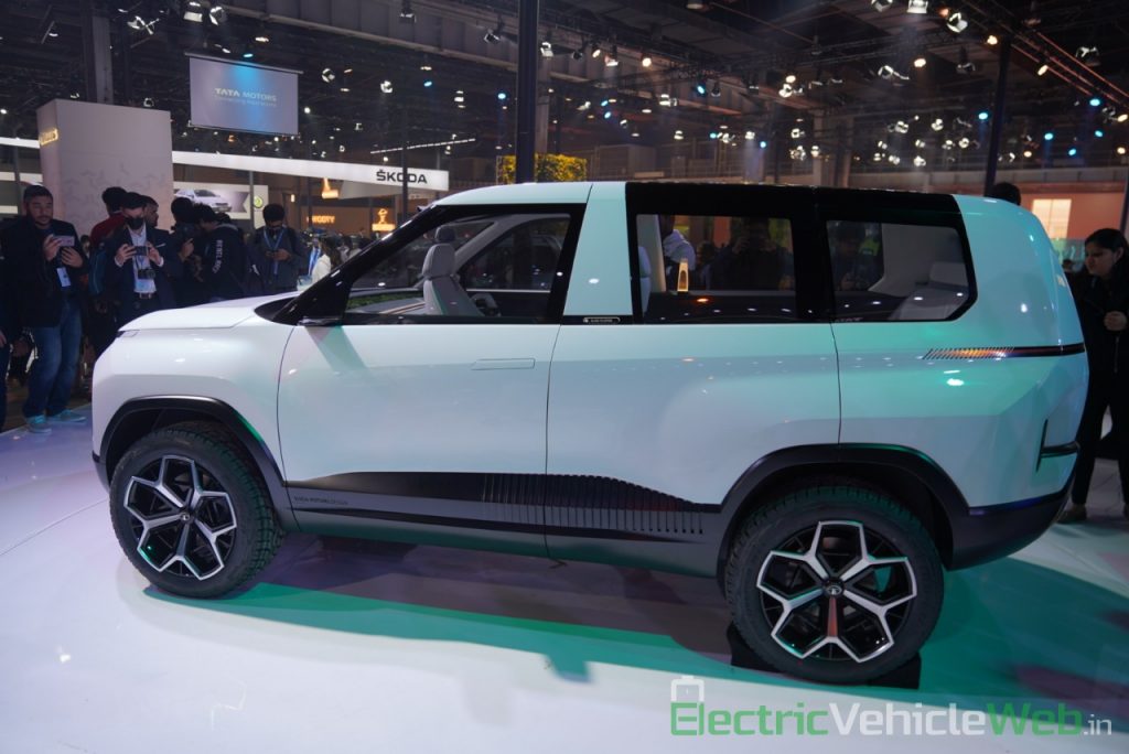 Tata Sierra EV Concept side view 2 - Auto Expo 2020