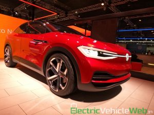 VW ID Crozz front three quarter at Auto Expo 2020