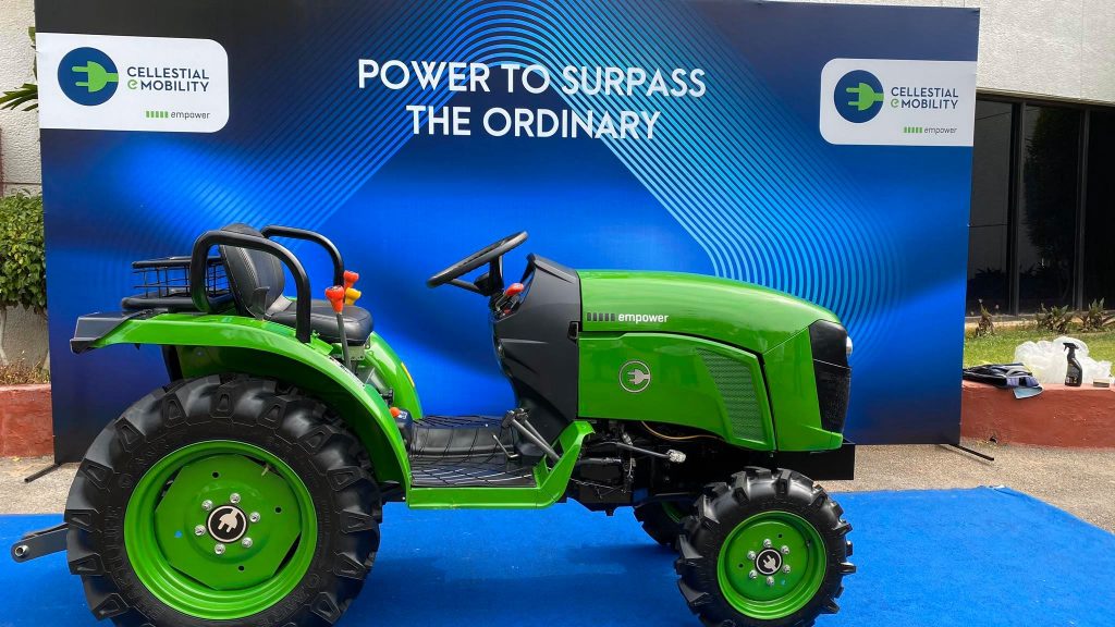 Electric Tractor from Hyderabad-based Cellestial E-Mobility