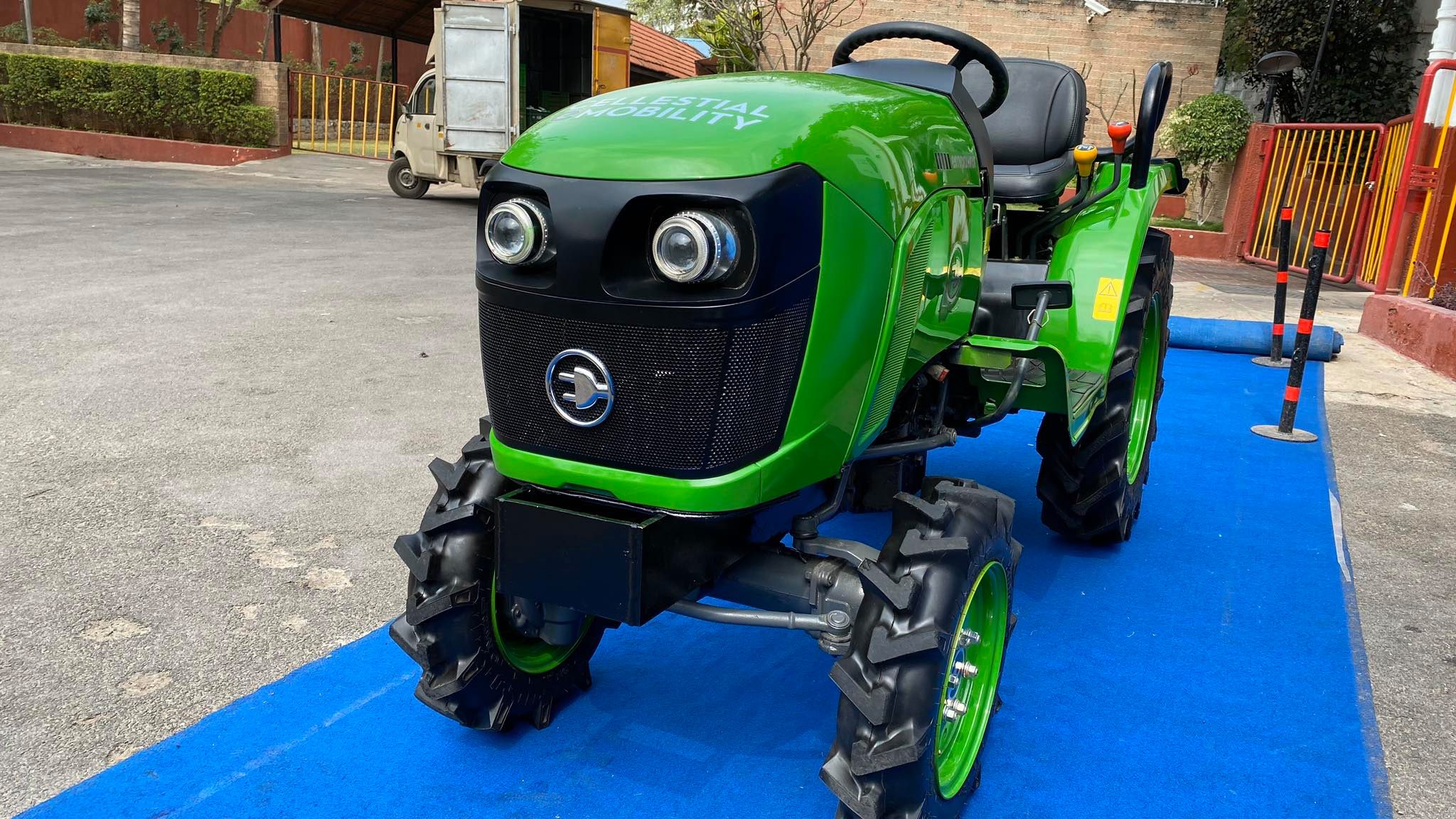 Electric Tractor from Hyderabad-based Cellestial E-Mobility front