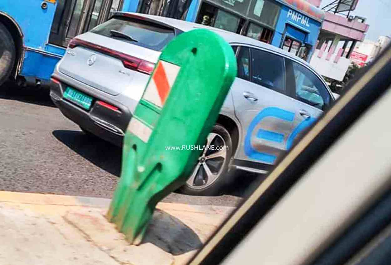 Mercedes EQC spied in pune