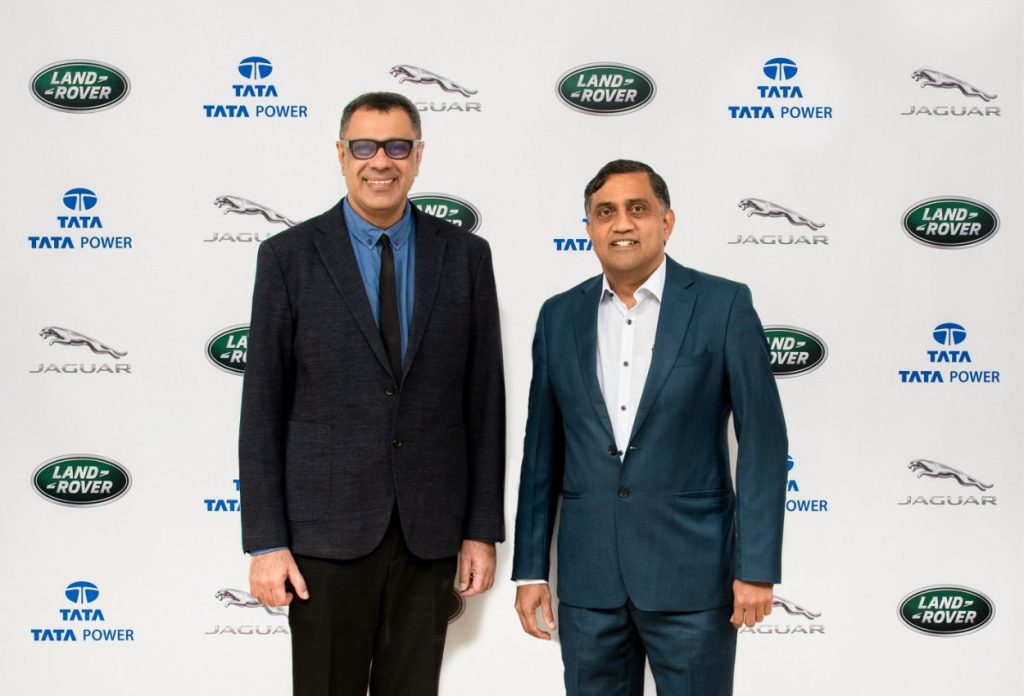 Rohit Suri, President and MD JLR India and Ramesh Subramanyam, CFO & President - New Business Tata Power Company Limited