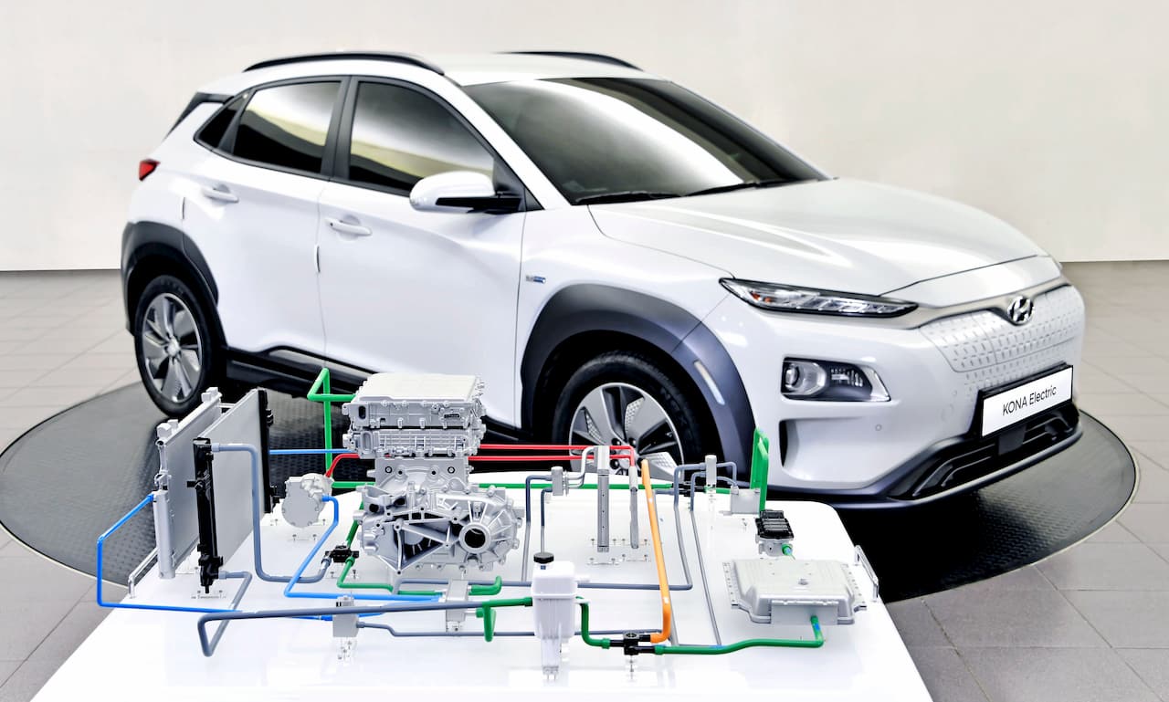Hyundai Kona EV heat pump official image
