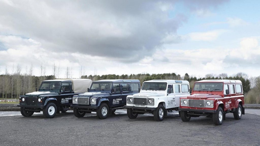 Land Rover Defender electric prototypes 2013