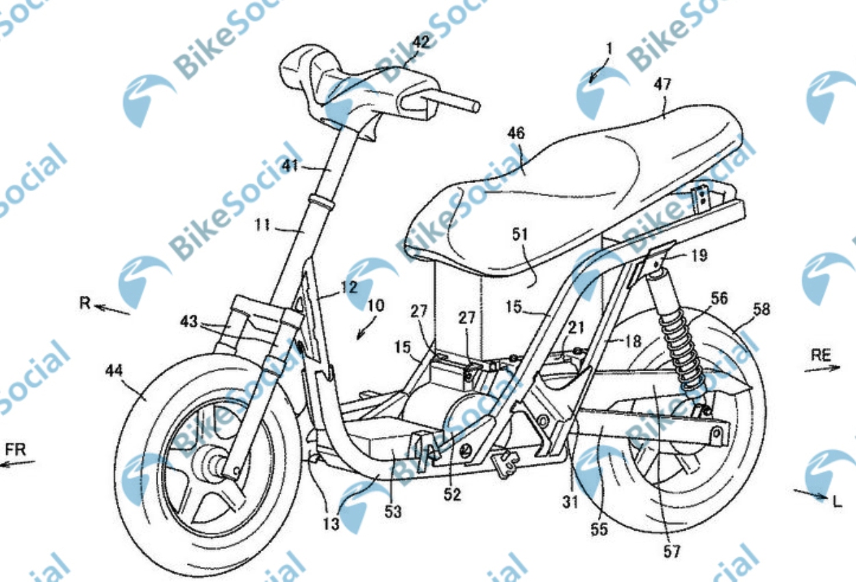 suzuki electric scooter patent image