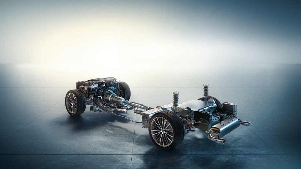2021 BMW 5 Series Hybrid powertrain