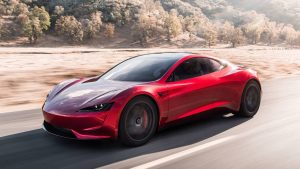 New Tesla Roadster press image