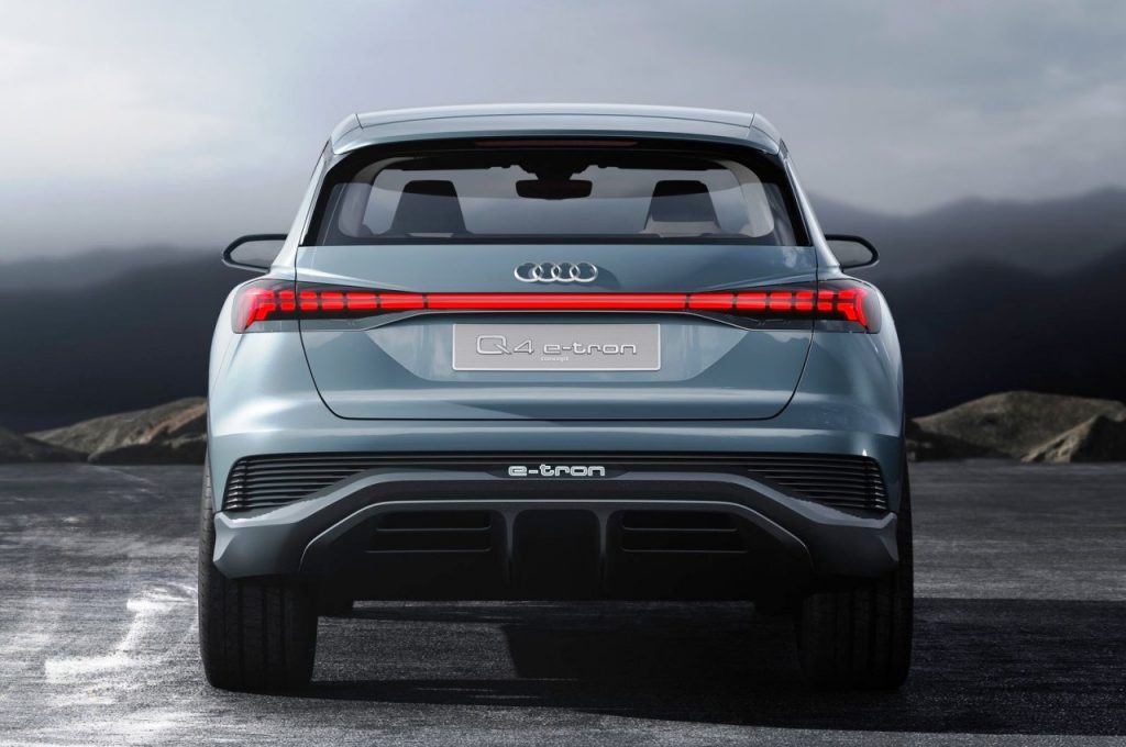 Audi Q4 e-tron Concept rear view